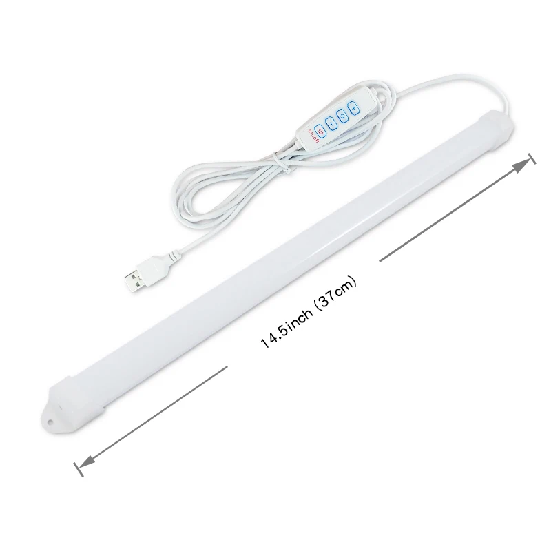 1PC LED sotto l'armadio illuminazione spina USB dimmerabile 3 cambi di colore LED luce notturna cucina camera da letto illuminazione con striscia magnetica