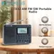 RETEKESS V115 Blu Radio FM AM SW Radio portatili Batterie radio ricaricabili più bande Registratore