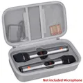 Custodia per microfono wireless per JBL PartyBox Sistema wireless a due microfoni Canto Karaoke Borsa da viaggio portatile con doppio microfono