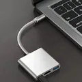 USB C HUB 3in1 Tipo C 3.0 a Docking station compatibile con HDTV PD Carica rapida Adattatore HDTV 4K