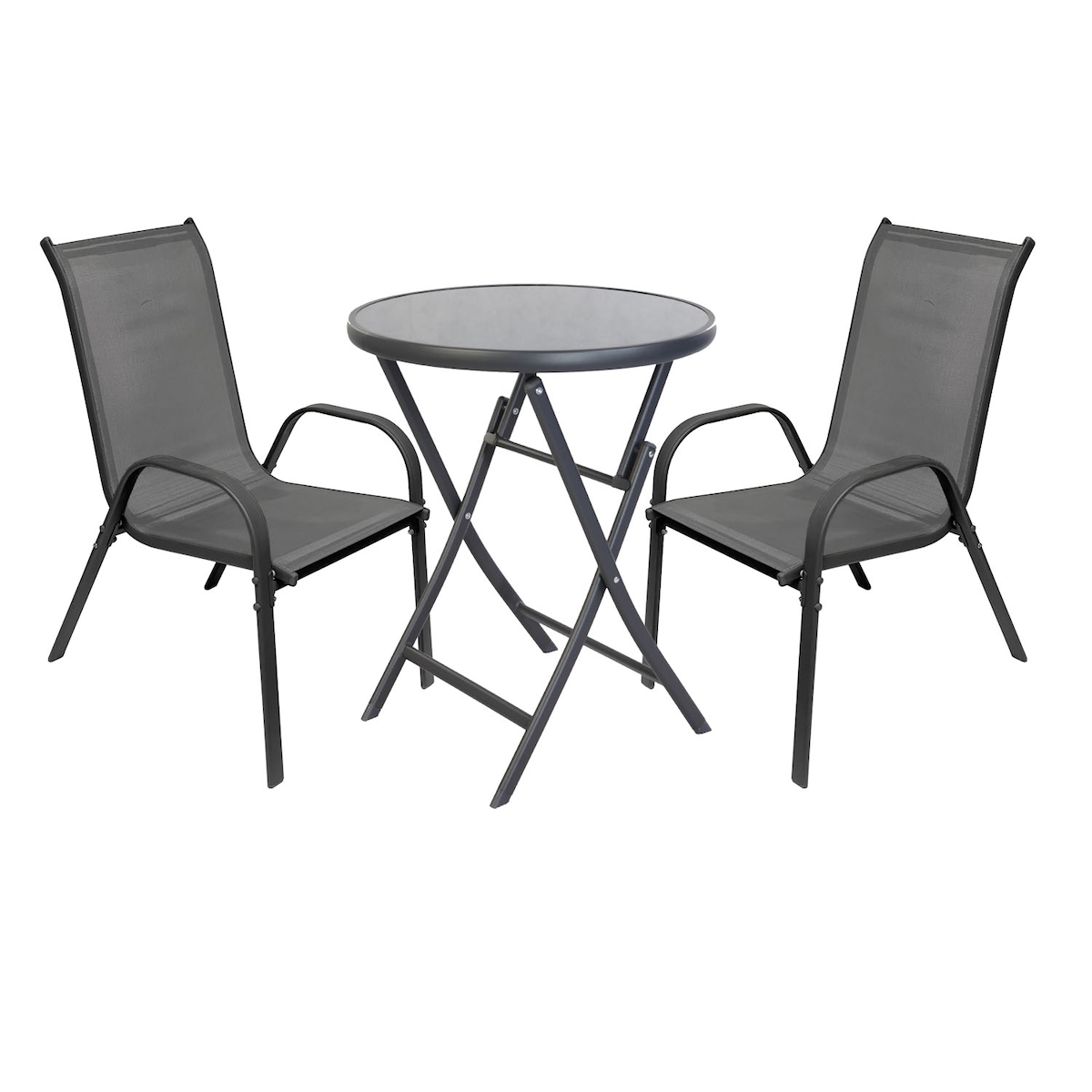 Elegantes 3-teiliges Bistro-Set für Garten, Balkon & Terrasse Image