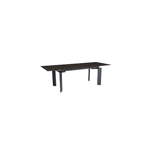 KADIMA DESIGN Esszimmertisch 180x95x77 cm Keramik Glas Esstisch Schwarz, Küchentisch ausziehbar bis 240 cm, Glastisch Groß, Speisetisch Esszimmer Rechteckig mit