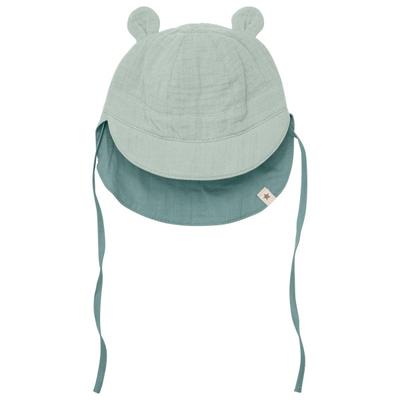 Huttelihut - Kid's Summer Hat Bear Ears Muslin - Hut Gr 98/104 grau Image