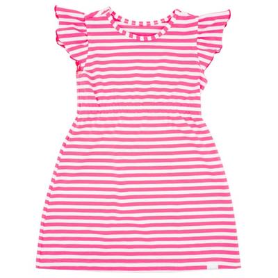 maximo - Kid's Mini Girl Kleid A-Linie Jersey Flügelärmel - Kleid Gr 98/104 rosa Image