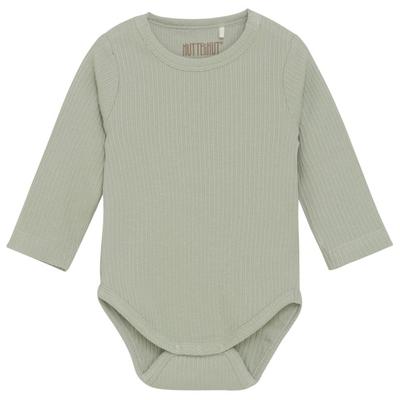 Huttelihut - Kid's Body L/S Rib Boy - Alltagsunterwäsche Gr 80 grau Image
