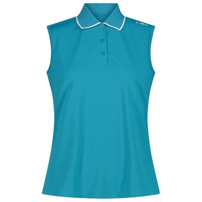 CMP - Women's Polo Sleeveless - Polo-Shirt Gr 46 türkis Image