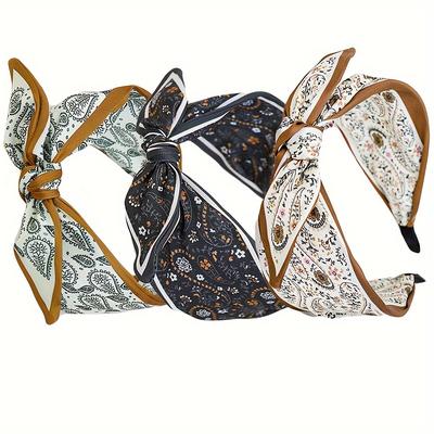 TEMU 3pcs 1pc 's Braided Headband 's Headband Headband Headscarf Tie 's Bow Headband Image