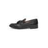 Loafer HENRY STEVENS "Wallace TL", Herren, Gr. 46, schwarz, Leder, elegant, Schuhe