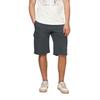 Cargobermudas S.OLIVER, Herren, Gr. 32, N-Gr, grau (anthrazit), Web, Obermaterial: 97% Baumwolle, 3% Elasthan, unifarben, casual, regular fit kniefrei, Hosen, mit Taschen