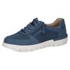 Keilsneaker CAPRICE, Damen, Gr. 38, blau, Leder, Textil, sportlich, Schuhe, Freizeitschuh, Halbschuh, Schnürschuh in Komfortweite H (=sehr weit)