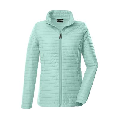 Steppjacke "Damen Steppjacke OOGS 2", Damen, Gr. 46, blau (helltürkis), Oberstoff: 100% Polyamid, Futter: 100% Polyamid, Wattierung: 100% Polyester, G.I.G.A. DX BY KILLTEC, sportlich, Jacken, Ultraleichte Damen Steppjacke, dünn gefüttert, fällt... Image