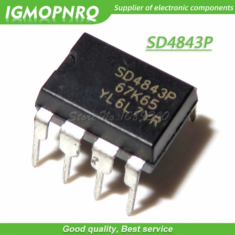 10 teile/los sd4843p sd4843 sd4843p67k65 dip8 schalt versorgung chip neues original Image