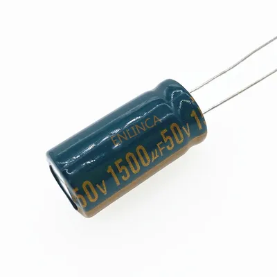 2 stücke 50V 1500UF 13*25MM Hochfrequenz Niedriger Impedanz Aluminium-elektrolyt-kondensator 1500uf Image