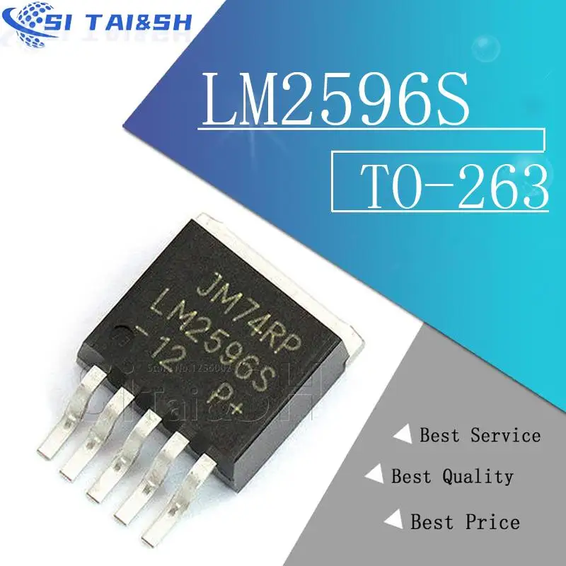 5 teile/los LM2596S-ADJ lm2596s-5,0 lm2596s-3,3 LM2596HVS-ADJ lm2596hvs-5,0 LM2596S-12 lm2596s lm2596hvs lm2596 to-263 Image