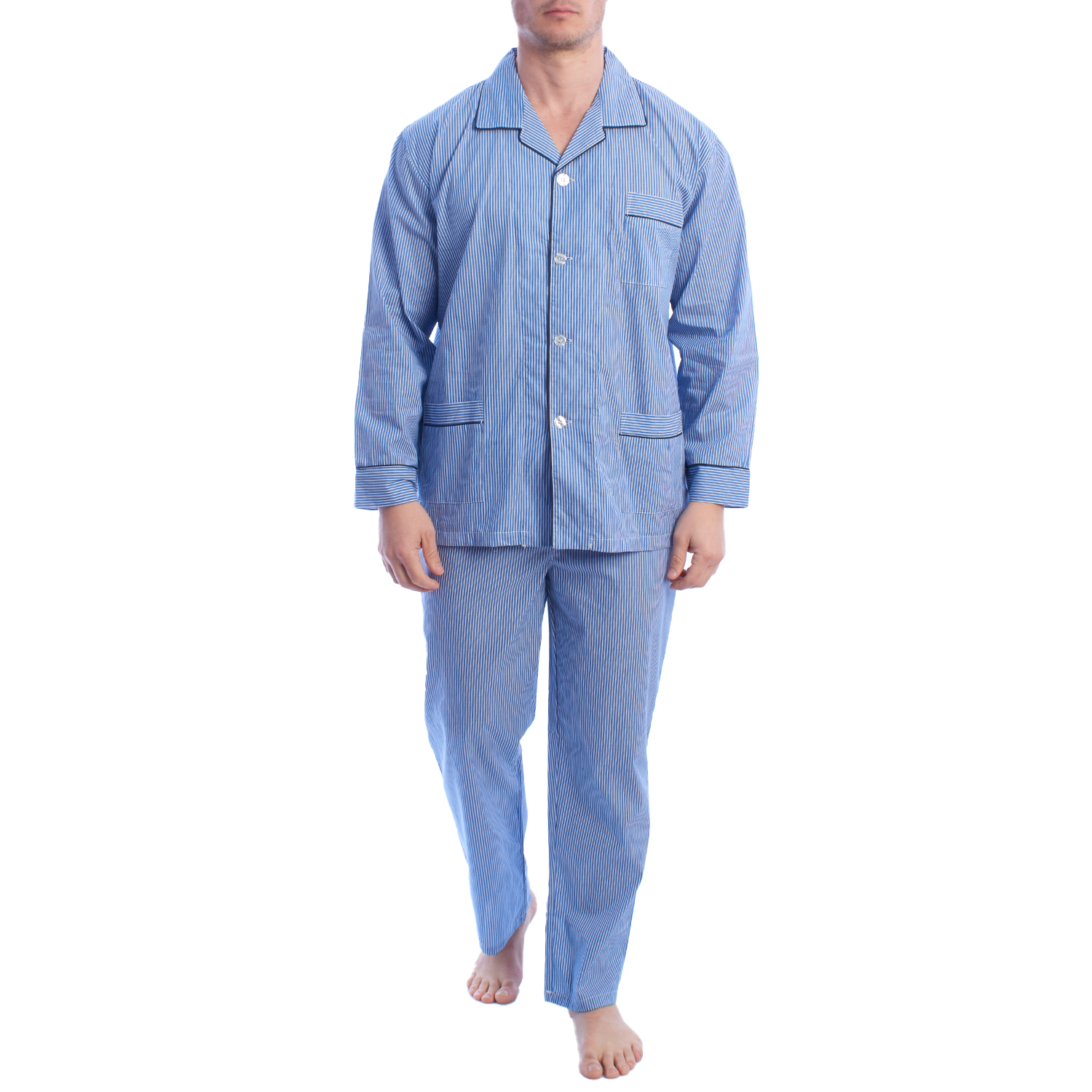 KLP5 Herren Popeline-Pyjama Image