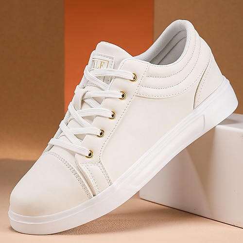 Rote Leder-Sneaker für Herren mit elegantem Design – auffällige, lässige Streetwear für Komfort im Alltag Image