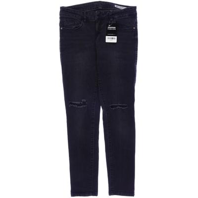 Zara Damen Jeans, Gr. 38, grau, Elasthan Image