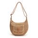 Women's Large Capacity Handmade Woven Straw Saddle Bag Shoulder Bag - Bohemian Crossbody Bag with Front Pocket, Summer Beach Tote Bag, Casual Travel Tote Bag for Vacation, Shopping and Daily Use