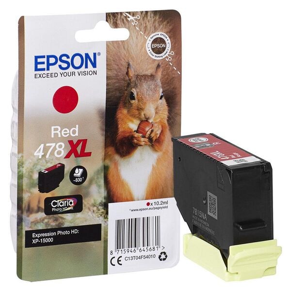 Epson Tintenpatrone »478XL/T04F54« C13T04F54010 rot rot Image