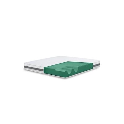 The White Stone Einzelne Matratze 80x190 Basic, Antibakteriell, Anti-Milben, Anti-Allergie.| Höhe 16 cm | Made in Italy Image