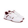 Sneaker DC SHOES "Central", Gr. 7(39), weiß, lila wine, Obermaterial: Leder / Futter: Textil / Außensohle: Gummi, Schuhe