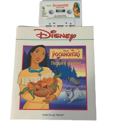Disney Media | Disney Pocahontas The Spirit Of Giving Holiday Read-Along 24-Page Book & Tape | Color: Red | Size: Os