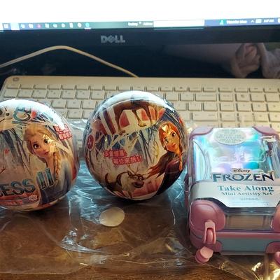 Disney Toys | Disney Frozen Mini Activity Set And Balls | Color: Blue/Pink | Size: Osg
