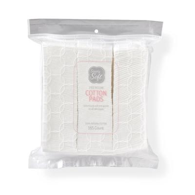 Simply Soft Premium Cotton Pads, 5.5 cm x 6.5 cm, 165-Count, 2/BX (RSS10006Z)