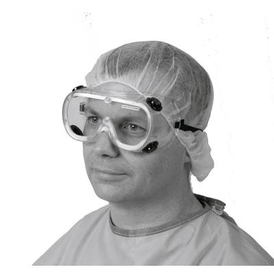 Medline Standard Fluid Protection Lab Goggles with Elastic Strap, 36/CS (NON24776)