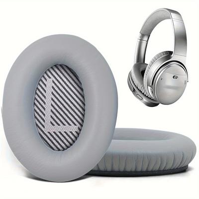 TEMU 1 Pair 35/25/15 & Qc35 Ii Replacement Ear Pads - High-density Memory Foam, Soft Pu Leather, Noise Isolating Headphone Cushions