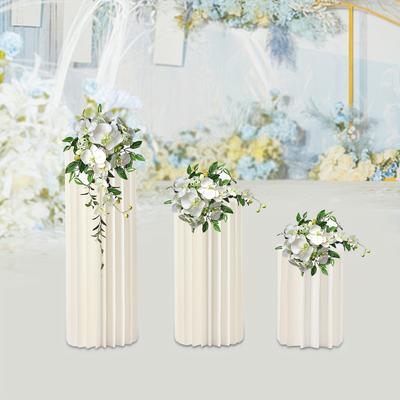 TEMU 3pcs Wedding Centerpieces Cardboard Vases Flower Vase Flower Cake Stand Display Image