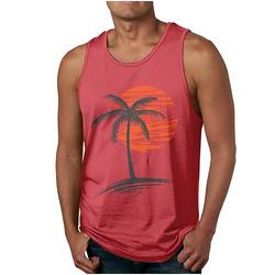 Homme Débardeur Gilet Sous-Vêtements T-shirt sans manches Sans manches Col en V Été Cocotier Mode Classique Confortable Vacances Fête Noir Blanche Rouge T-shirt haut de gamme pour homme