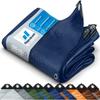 Abdeckplane 80 g/m² Blau 3 x 4 m