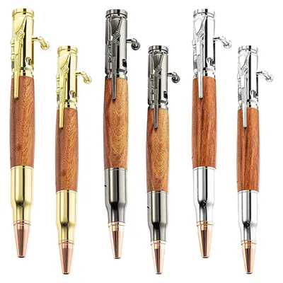6 Bolt Action Pens, Woodworking Pen Set, Durableand Easy To Use, Pen Set, Pen Making Kit For DIY Crafting Home