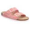Pantolette ROHDE "ALBA", Damen, Gr. 38, rosa (rose), Veloursleder, klassisch, Schuhe, Sommerschuh, Hausschuh, Zweischnaller, Strandschuh mit Softfußbett