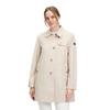 Kurzjacke BETTY BARCLAY "Betty Barclay Kurzmantel mit Taschen", Damen, Gr. 44, beige, Obermaterial: 52% Polyester, 48% Baumwolle. Futter: 100% Polyester., casual, ausgestellt, Langarm, Jacken