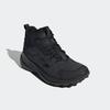 Wanderschuh ADIDAS TERREX, Gr. 46, schwarz (core schwarz, core schwarz, grau four), Leder, Textil, sportlich, Schuhe