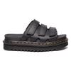 Pantolette DR. MARTENS "Raine", Damen, Gr. 41, schwarz, Glattleder, modisch, Schuhe, Pantolette, Sandale, Sommerschuh mit Plateausohle