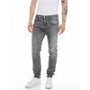 Slim-fit-Jeans REPLAY "Anbass", Herren, Gr. 31, Länge 32, grau (medium grau bw80), Denim/Jeans, Obermaterial: 99% Baumwolle, 1% Elasthan, casual, slim fit, Jeans