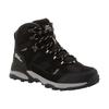 Wanderschuh JACK WOLFSKIN "TRAIL HIKER TEXAPORE MID K", Gr. 33, grau (phantom), Leder, Textil, sportlich, Schuhe, wasserdicht