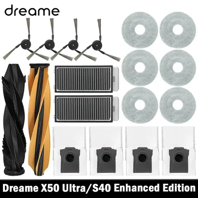 Dreame X50 Ultra / S40 Enhanced / L50 Pro Ultra Edition Staubsaugerteile Hauptwalze Seitenbürste Image