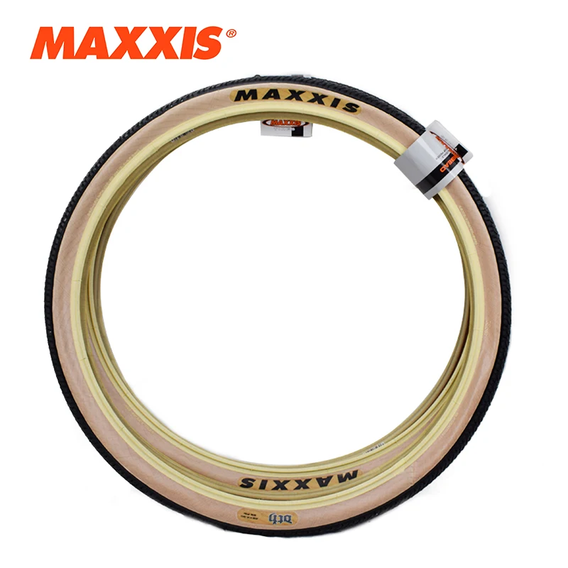 MAXXIS 26 Fahrrad Reifen 26 26*2,3 BMX Street Bike 26er Reifen Fixed Gear TRIALStyres Biketrial Ultraleicht DTH FGfs gelb Rand