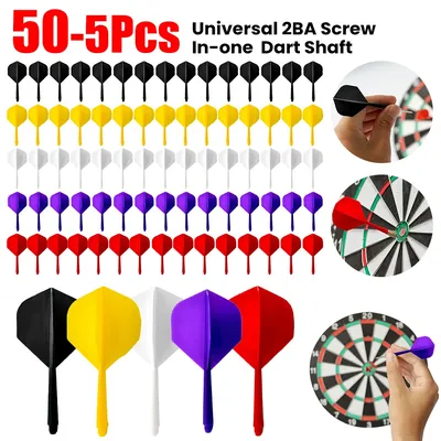5-50 Stück Dart flüge und Wellen 2ba Schraube weich in einem profession ellen Dart Zubehör Kit Image
