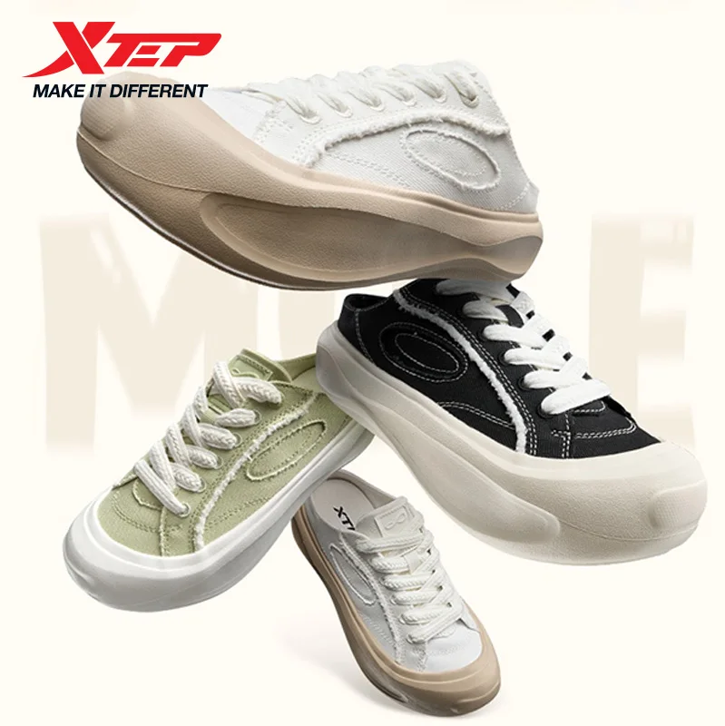 Xtep Starfall Damen-Freizeitschuhe, 2025, Sommer, höhenvergrößernde, bequeme Street-Style-Skateboard-Schuhe 875218310017