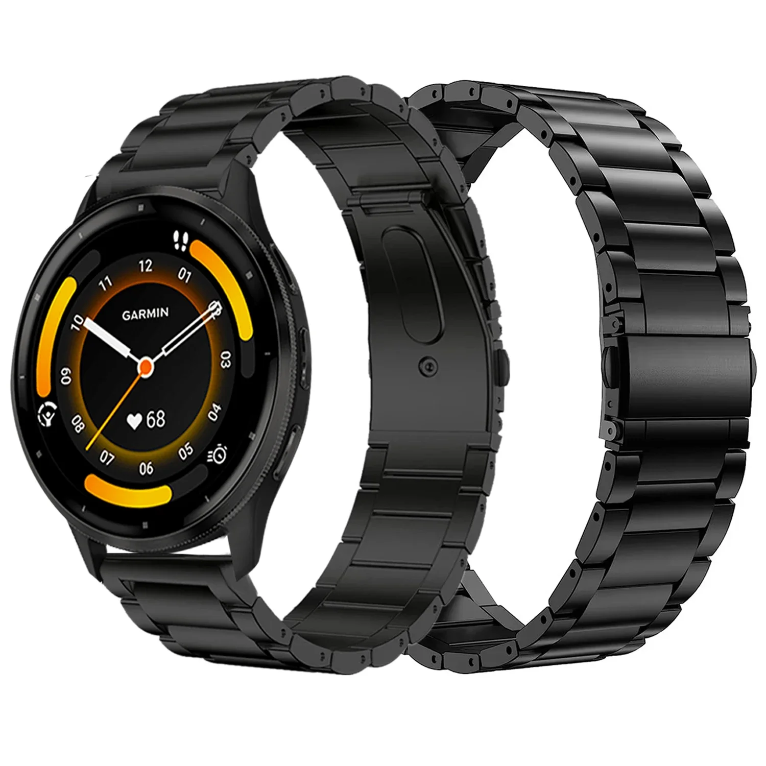 22mm Titan Armband für Garmin Venu 3 2 Luxus Herren Band für Garmin Vorläufer 255 Musik Vivo active 4 Armband Armband Image