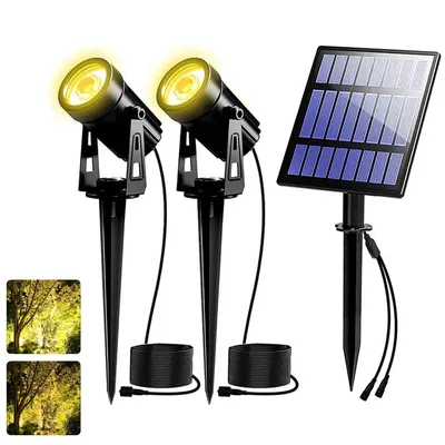 3000K/6000K Outdoor Solar LED Licht IP65 Garten Landschaft Pathway Wand Lampe für Baum Dekoration Yard Straße solar Scheinwerfer
