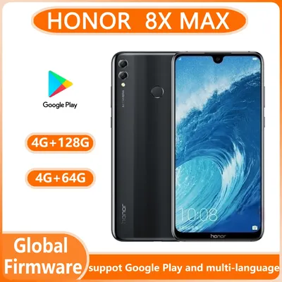 HONOR 8X MAX Smartphone Global firmware 7.12 inches 5000mAh battery CPU Snapdragon 660 card used