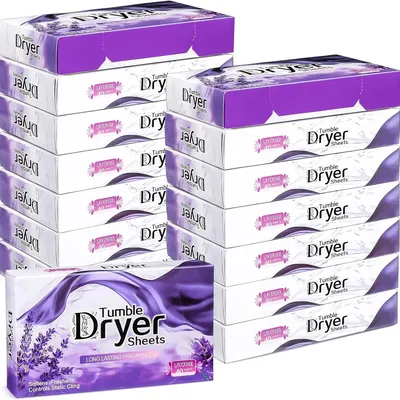 Dryer Sheets Bulk Natural Fabric Softener Sheets Plant Lavender Laundry Softener Naturally Removes