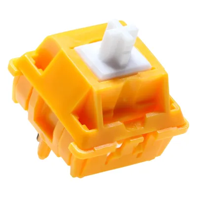 Everglide BSun Sunset Yellow Switch RGB SMD Linear 51g Switches For Mechanical keyboard MX Stem 5pin