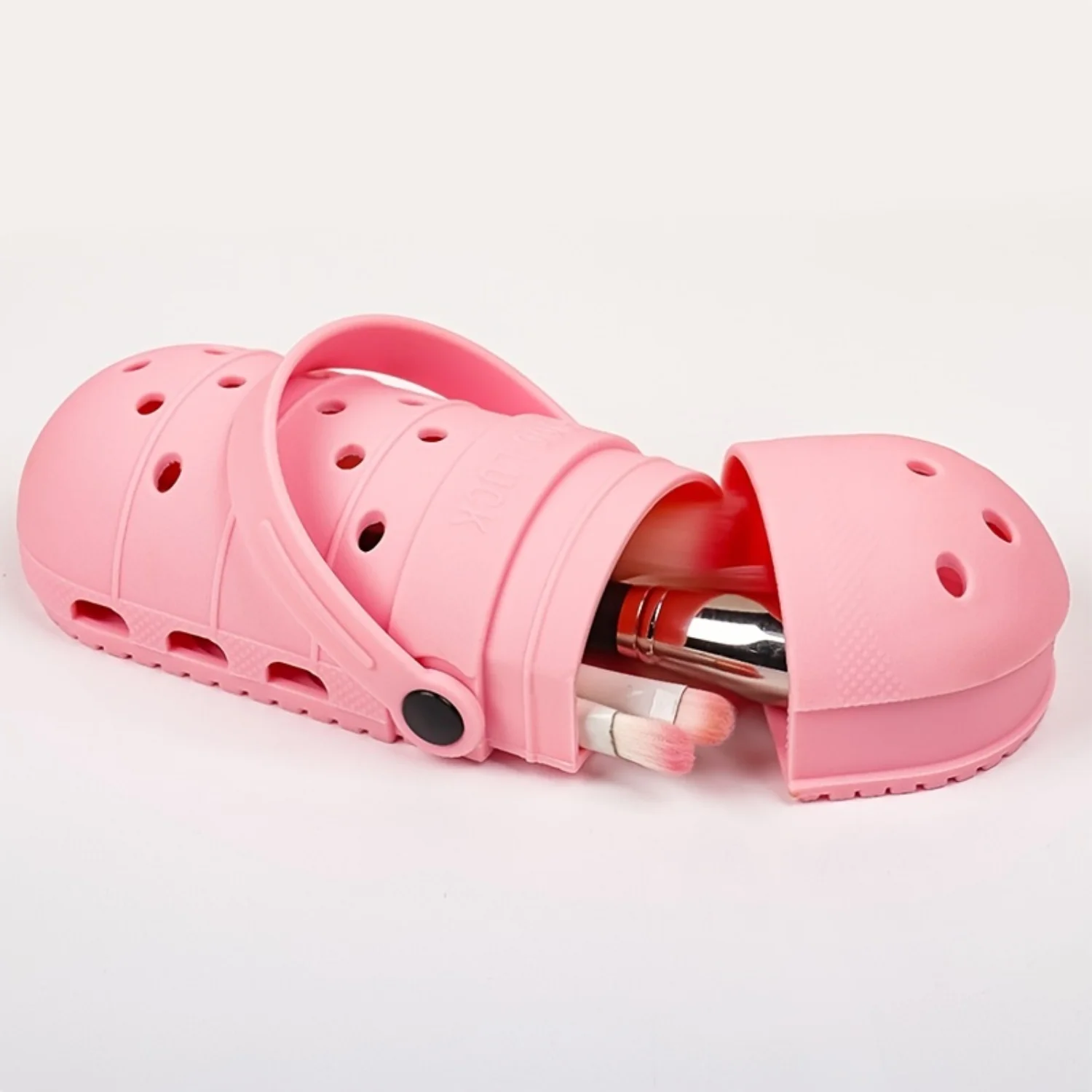 Petit porte-pinceau de maquillage étanche en silicone, étui de voyage, accessoire de beauté